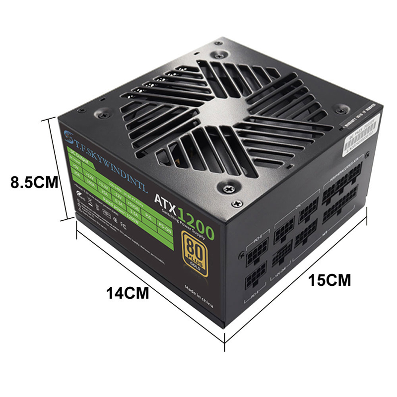 PCIE 5.0 1200W PC Power Supply - Pc Gaming Gta 6 ulasan dan harga