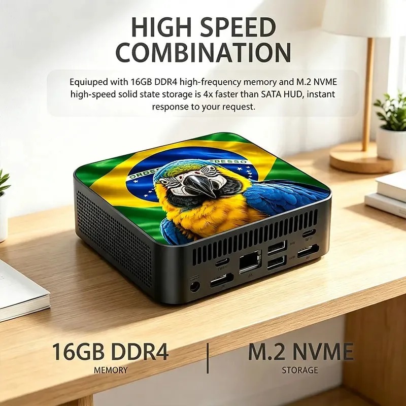 Mexico Brazil Flag Mini PC Int - Pc Gaming Mini ulasan dan harga