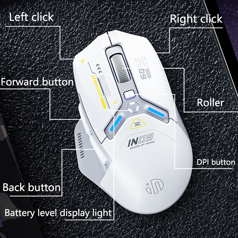 INPHIC IN9 Tri-mode Wireless G - Pc Gaming Gta 6 ulasan dan harga