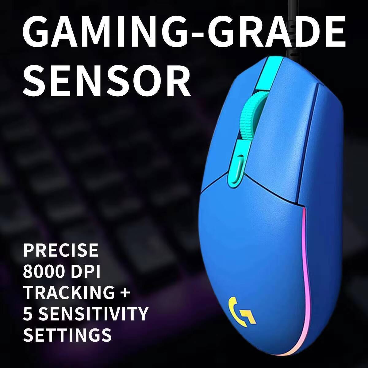 Logitech G203 LIGHTSYNC Gaming - Pc Gaming Gta 6 ulasan dan harga