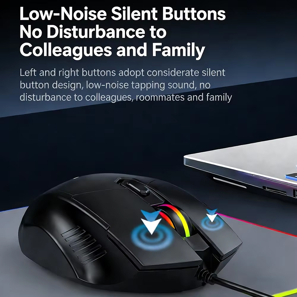 KEBIDUMEI 7200DPI Wired Mouse  - Pc Gaming Gta 6 ulasan dan harga