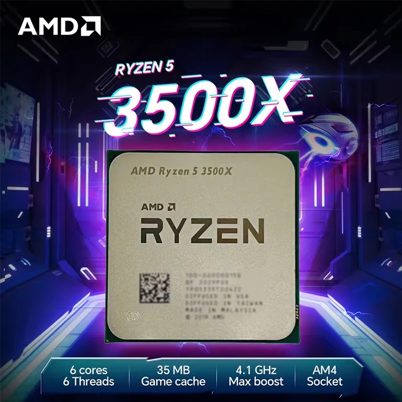 AMD Ryzen 5 3500X Desktop CPU  - Pc Gaming Gta 6 ulasan dan harga