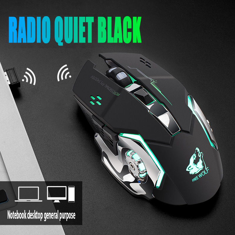 Free Wolf X8 Wireless Mouse Ch - Pc Gaming Gta 6 ulasan dan harga