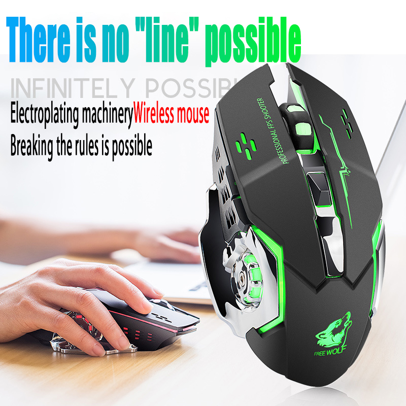 Free Wolf X8 Wireless Mouse Ch - Pc Gaming Gta 6 ulasan dan harga