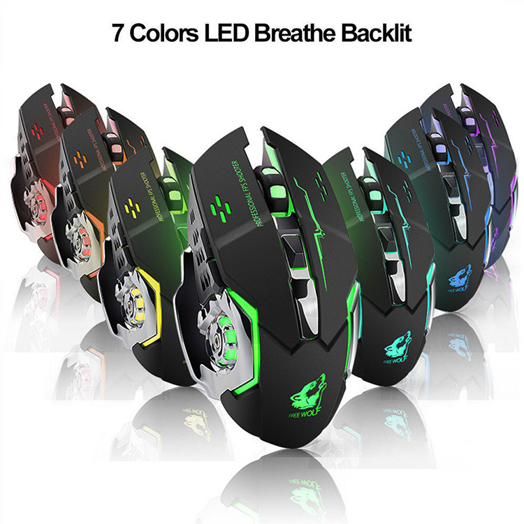 Free Wolf X8 Wireless Mouse Ch - Pc Gaming Gta 6 ulasan dan harga