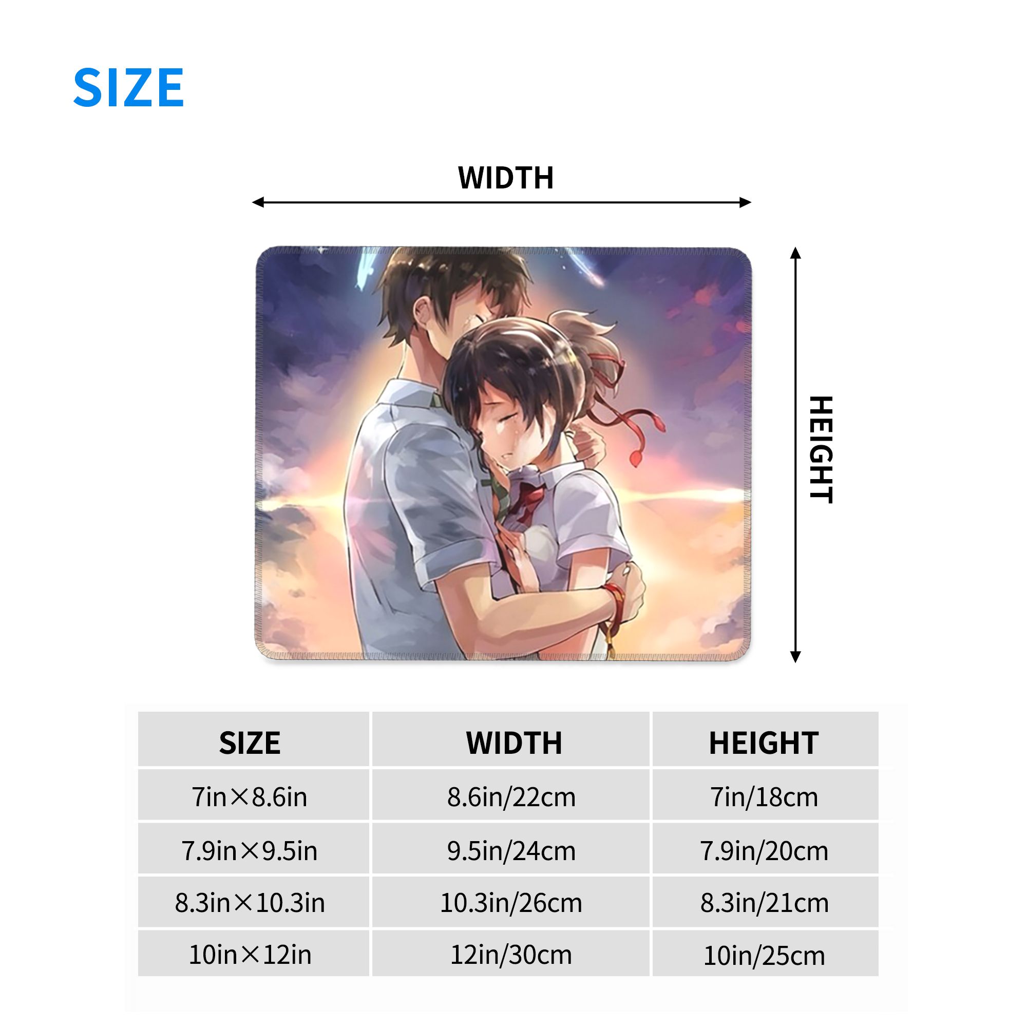 Japanese Anime Your Name Mouse - Pc Gaming Names ulasan dan harga