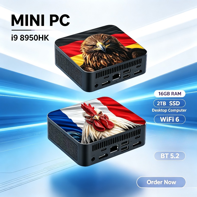 Intel i9 8950HK 2026 Mini Desk - Pc Gaming Mini ulasan dan harga