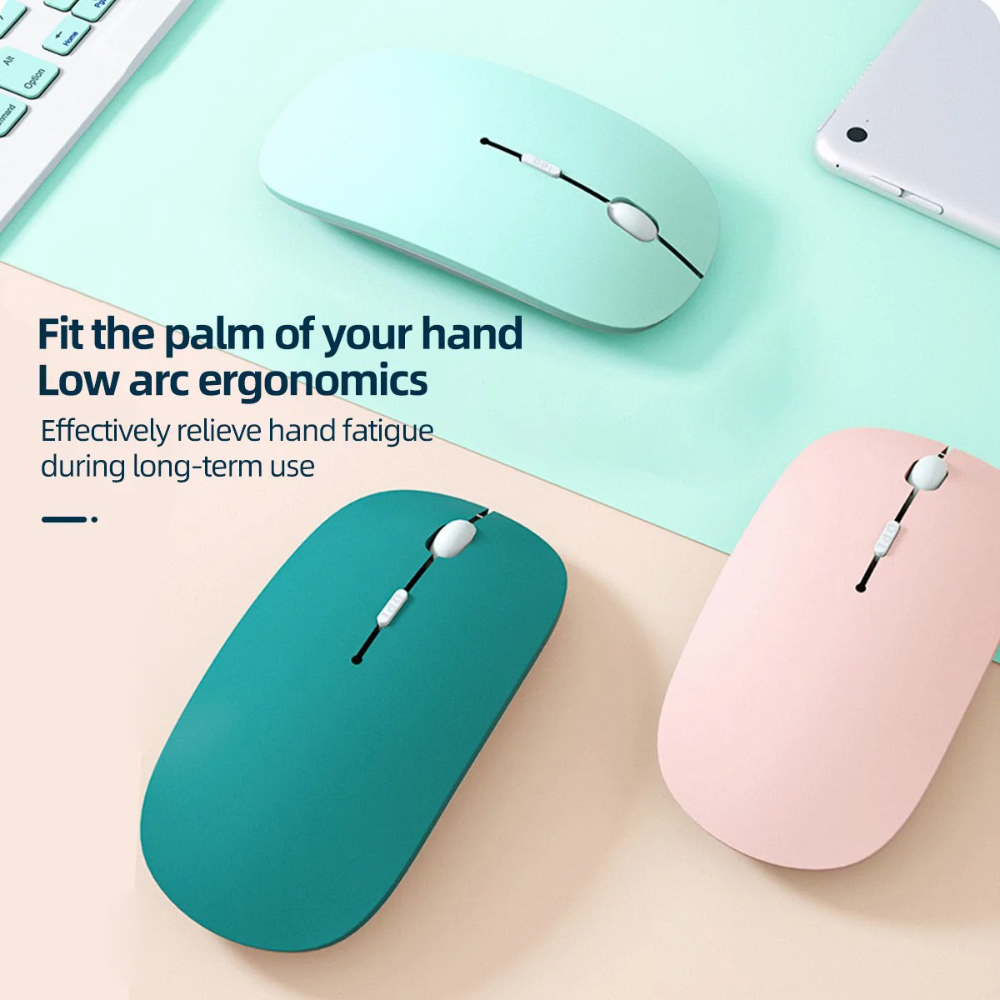 Silent Bluetooth Mouse Portabl - Pc Gaming Xiaomi ulasan dan harga